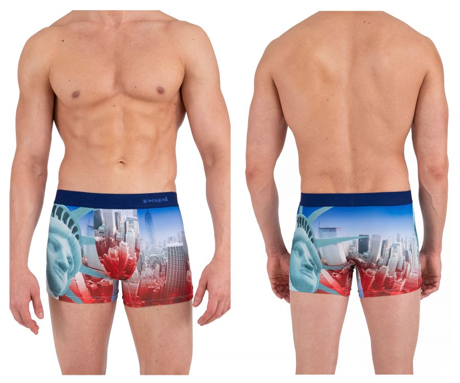 Papi 980902-950 3pk Cotton Stretch Thong Red-gray-black –   - Men's Underwear and Swimwear
